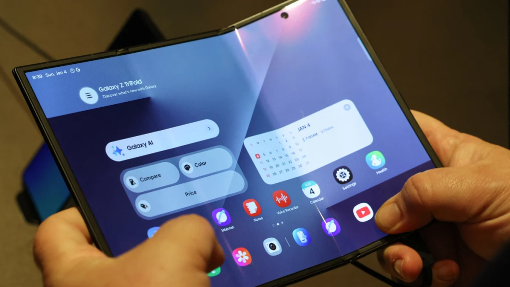 CES 2026: Layar Foldable Samsung Tanpa Crease